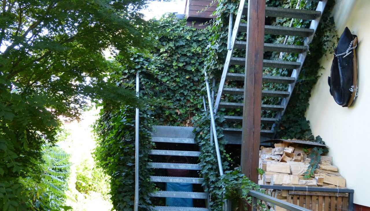 Schody do mieszkania wakacyjnego, © Ambros Schody do mieszkania wakacyjnego, © Ambros