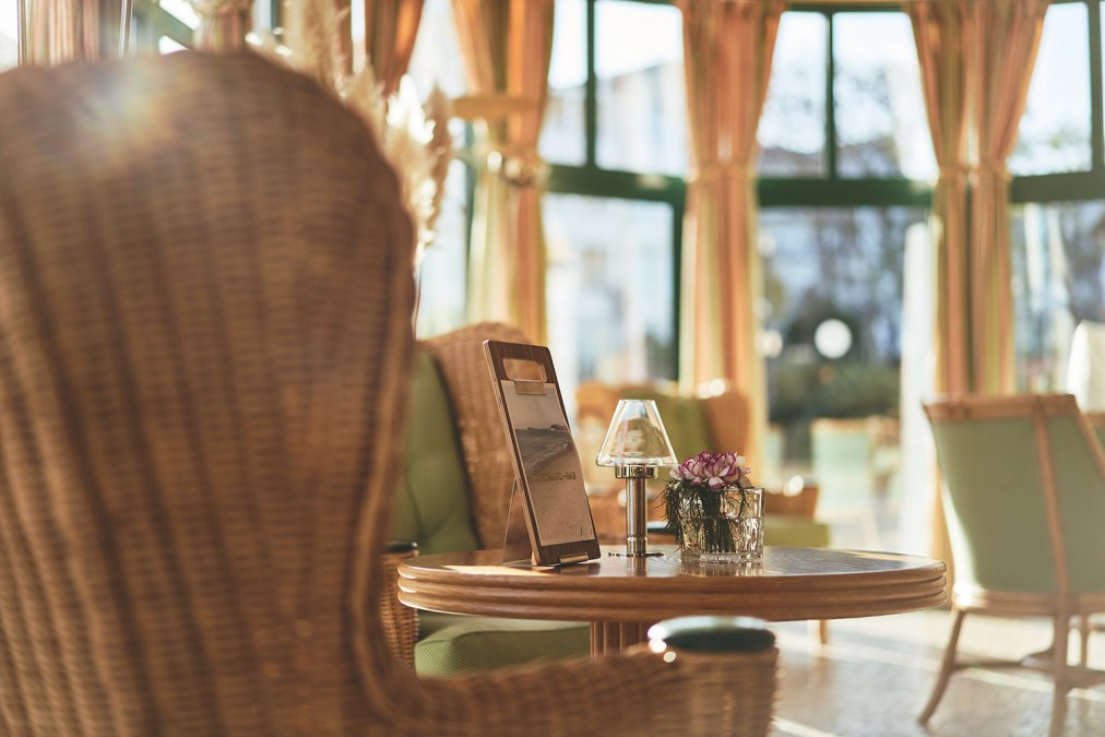 View into the lobby of Hotel Nordperd, © Arne Nagel View into the lobby of Hotel Nordperd, © Arne Nagel