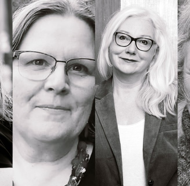 Reading with the Murderous Sisters // &copy; S. Maria Ahlert, Anja Feldhorst, Anja H&auml;nel und Wiebke Salzmann (bereitgestellt)