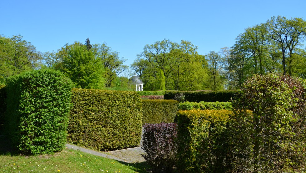 Ontworpen als een showcase van ideeën voor tuinborders en structurering, © Tourismusverband Mecklenburg-Schwerin