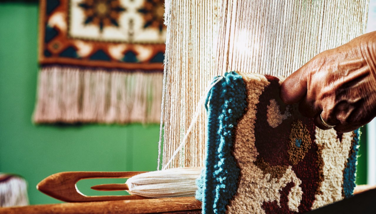 Dywany rybackie Freest w lokalnym muzeum historii Freest, © TMV@pocha.de Dywany rybackie Freest w lokalnym muzeum historii Freest, © TMV@pocha.de