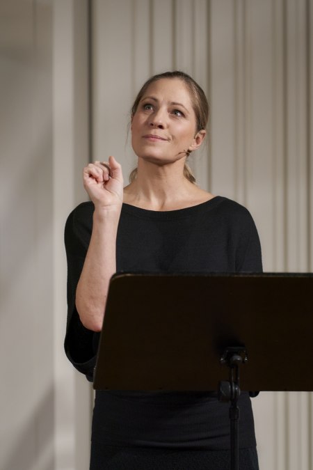 "De nachtegaal in mijn tuin zwijgt" Een literair-muzikale hommage aan Mascha Kaléko met Judith Jakob (zang) en Joachim Jezewski (piano), © Bürgerstiftung im Holzhausenschlösschen | Alexander Englert