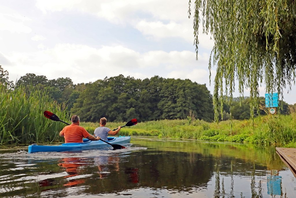 Kano-vakantiekamp Weitendorf - op de Warnow, © TMV/Gohlke Kano-vakantiekamp Weitendorf - op de Warnow, © TMV/Gohlke