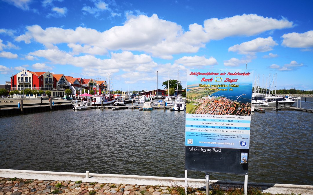 Aanleg- en afmeerkade voor passagiersschepen, haven van de stad Barth, © Stadt Barth, Paszehr