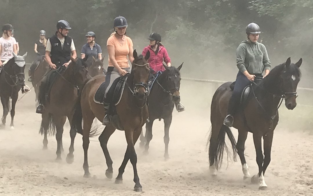 Formation before the ride to Bömitz, © Karoline Görs