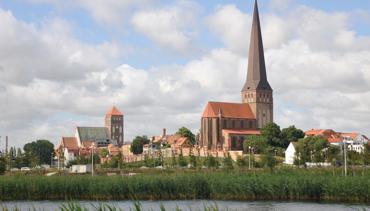 View of the eastern part of Rostock's old town, &copy; Joachim Kloock
