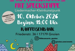 Kutterscholle mit Speckstippe Konzert in Gnoien // © Warbelstadt Gnoien Kutterscholle mit Speckstippe Konzert in Gnoien // © Warbelstadt Gnoien