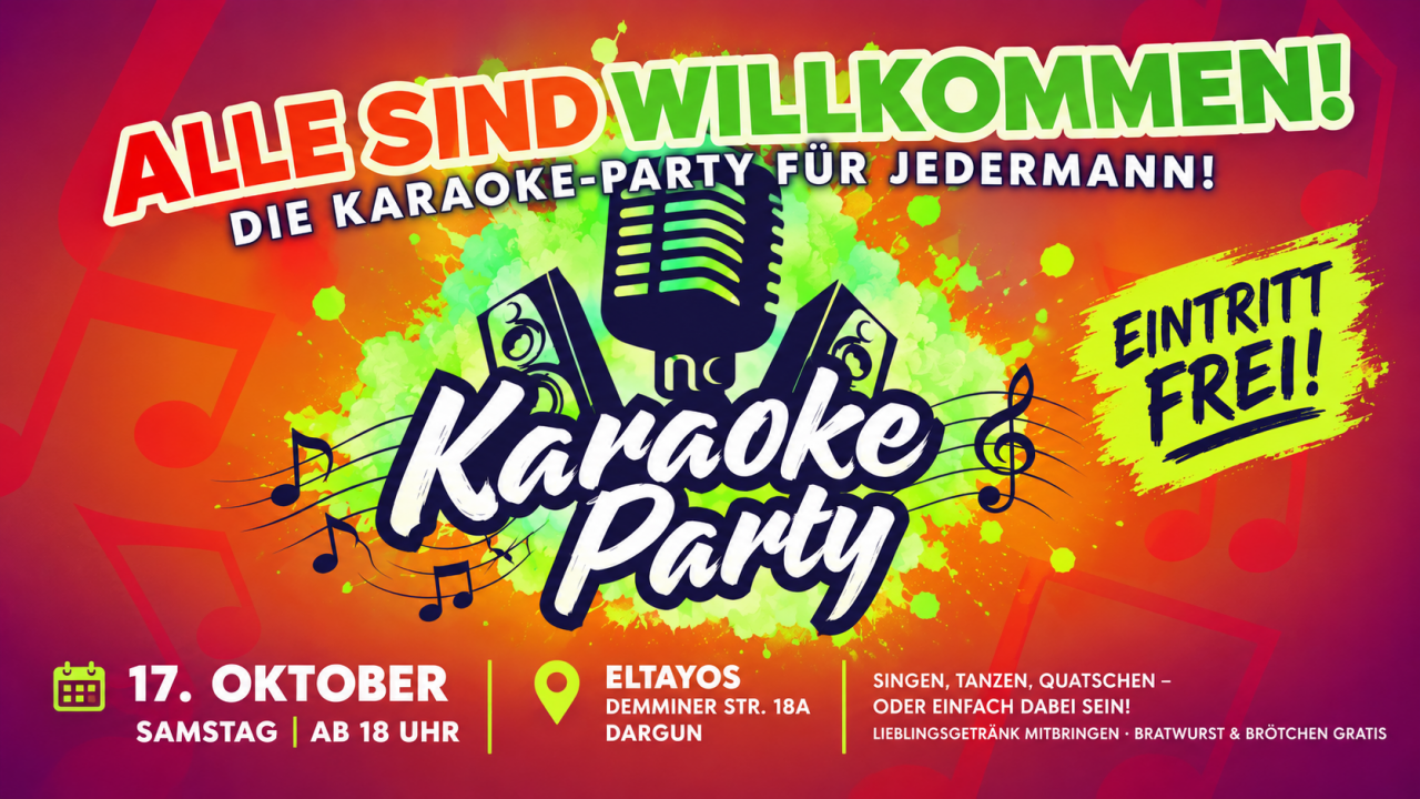 Karaoke Party in Dargun: Details // &copy; Susann Sikinger