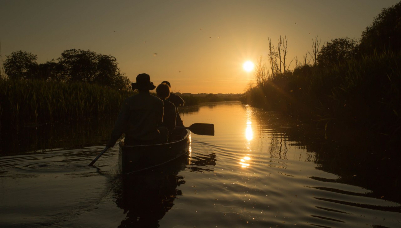 Bever tour - avondsfeer op de Recknitz, © Martin Hagemann