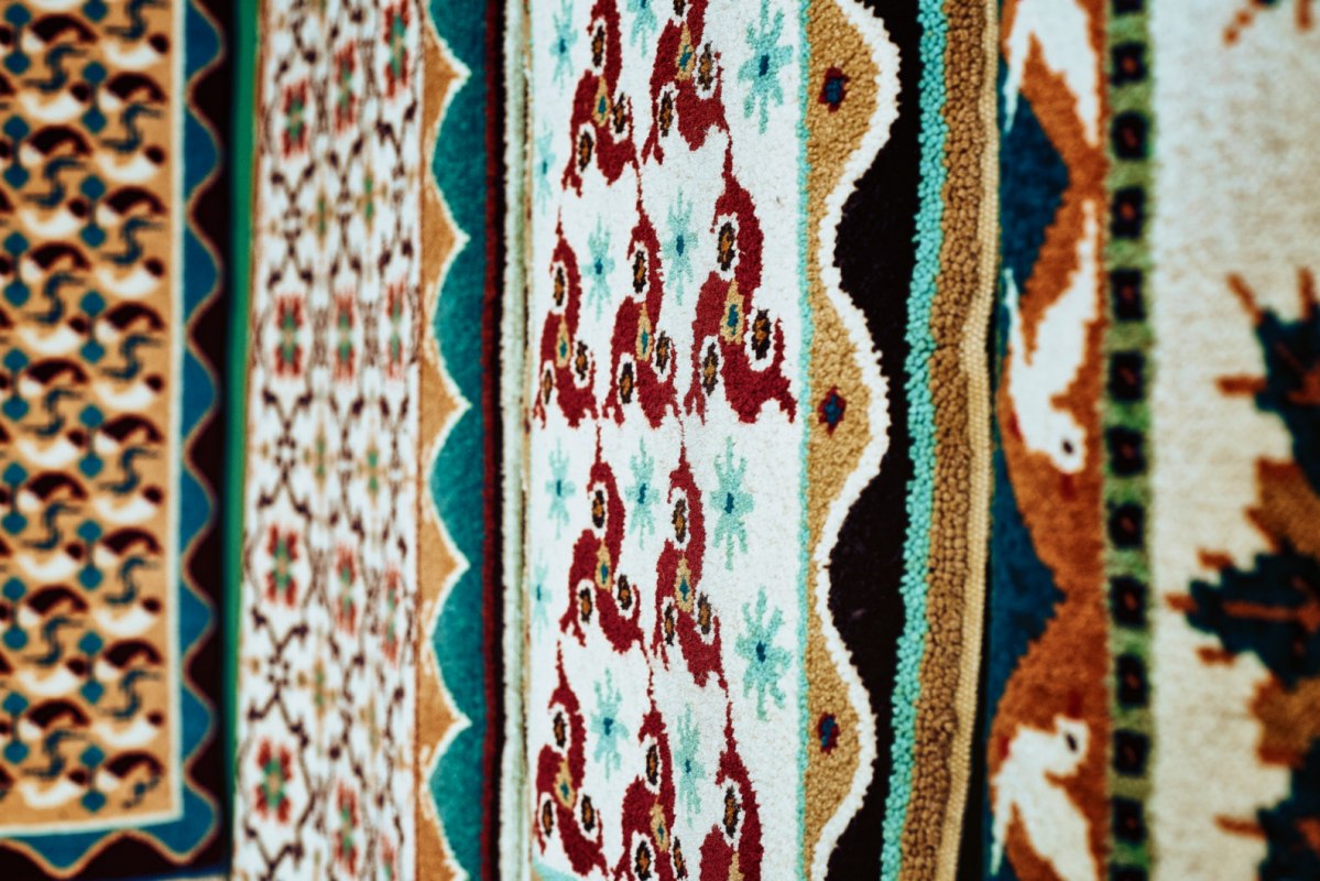 Freester Fischerteppiche im Heimatmuseum Freest // © TMV@pocha.de Freester Fischerteppiche im Heimatmuseum Freest // © TMV@pocha.de