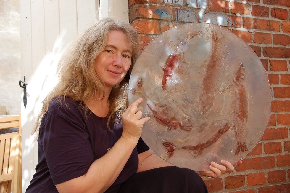 A popular motif that Ute Stender always stages differently is fish. // &copy; Gabriele Skorupski