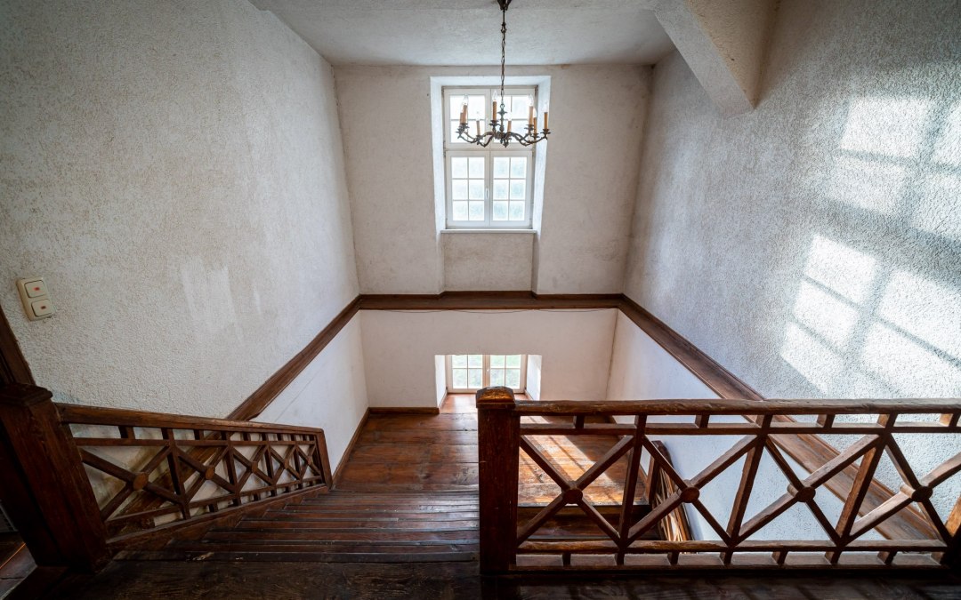 Trappenhuis in het barokke landhuis, © DOMUSImages