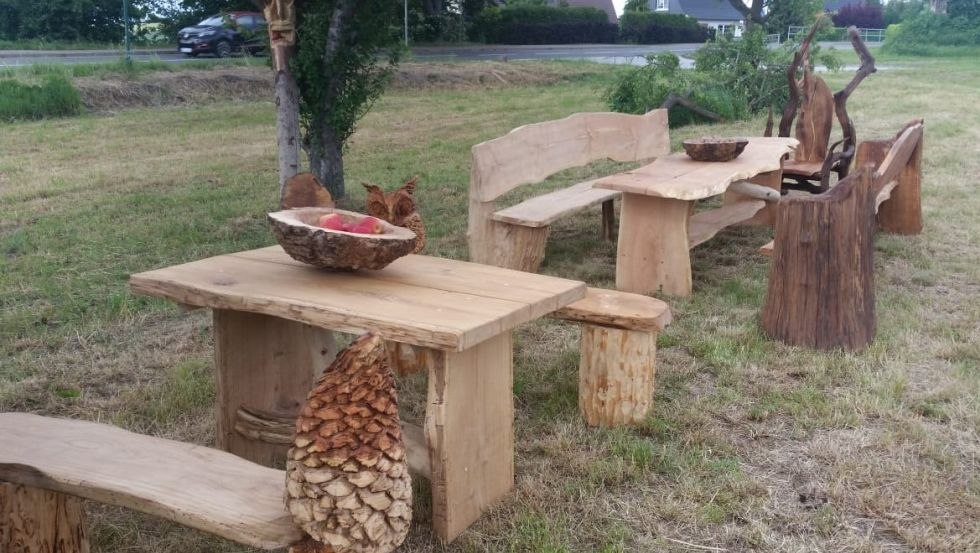 Rustykalne siedzenia, &copy; Frank Streif