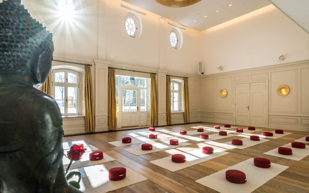 De Grote Zaal - het hart van het huis voor meditatie en innerlijk werk., © Kloster Gut Saunstorf