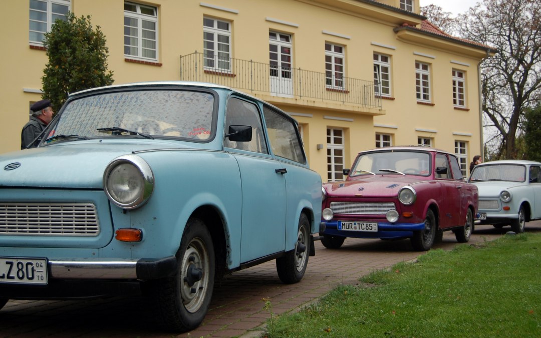 Zwiedzanie zamku z Trabi, © M.Nitsche