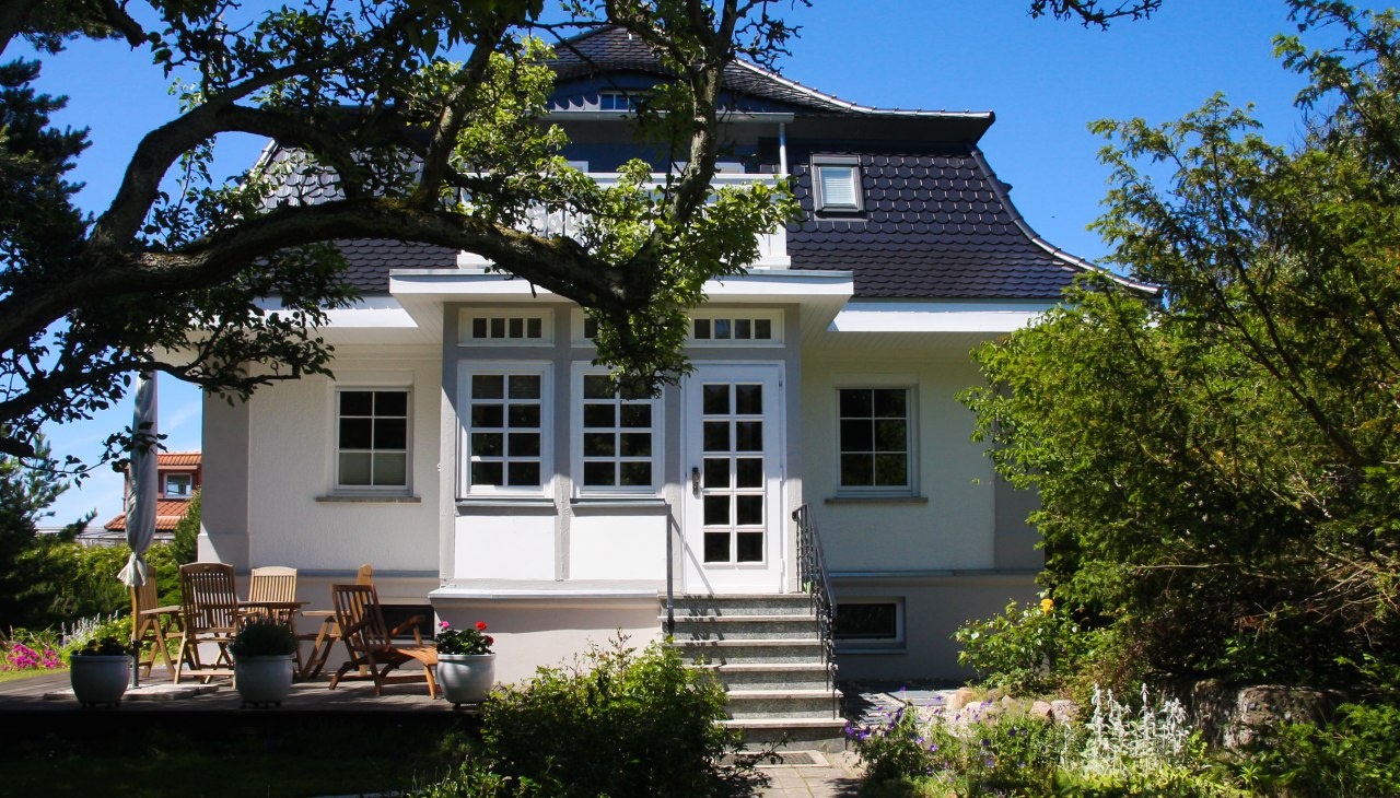 Obiekt wakacyjny: Willa przy plaży Julia w kurorcie bałtyckim Dierhagen, © Meerfischland Obiekt wakacyjny: Willa przy plaży Julia w kurorcie bałtyckim Dierhagen, © Meerfischland