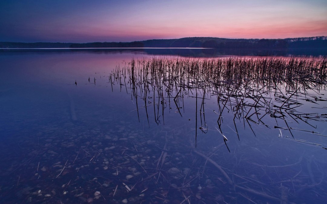 Zonsondergang bij het Plau meer, © TMV/Allrich