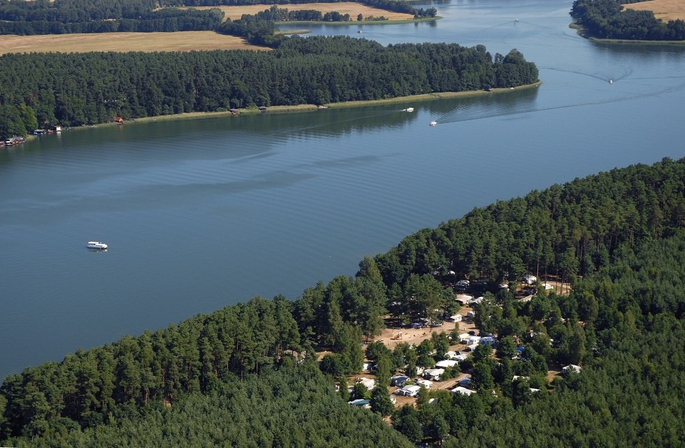 Kemping przyrodniczy nad jeziorem Großer Pälitzsee // © Haveltourist Kemping przyrodniczy nad jeziorem Großer Pälitzsee // © Haveltourist