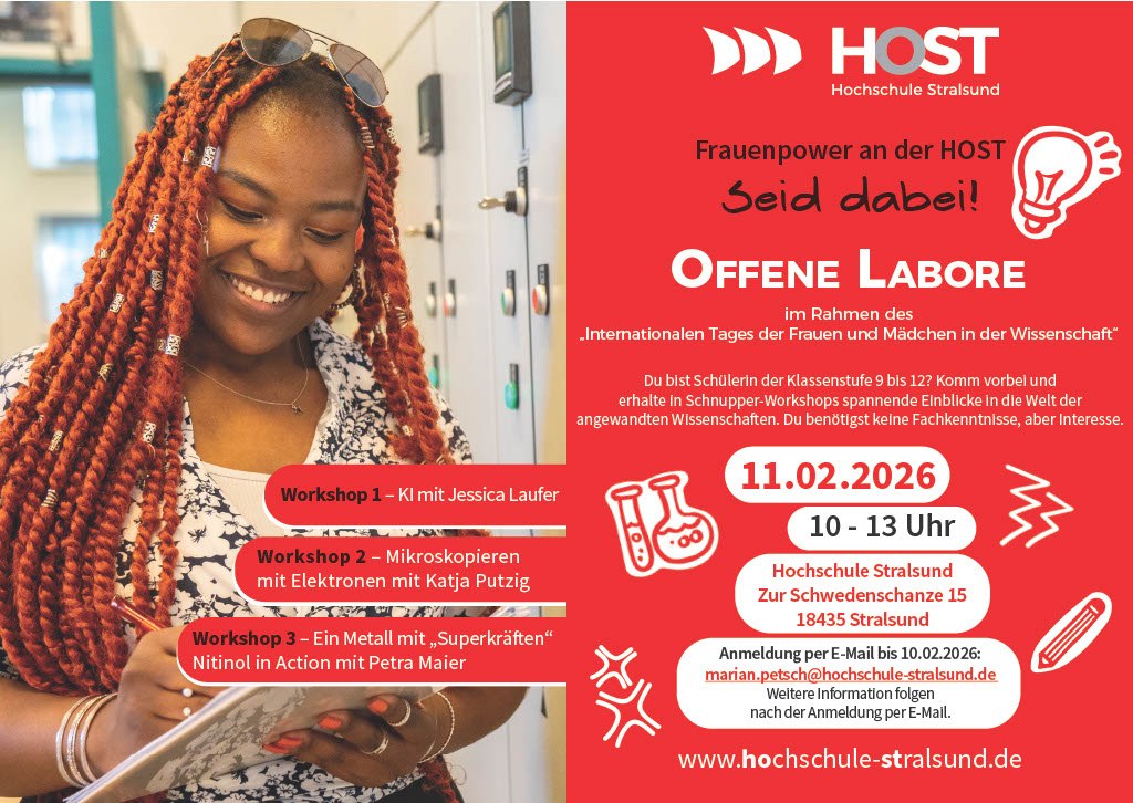 Ulotka informacyjna - otwarte laboratoria, &copy; HOST