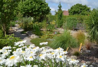 Quiet seating by the garden pond, © Kevin Hager (Baumschule Hager)