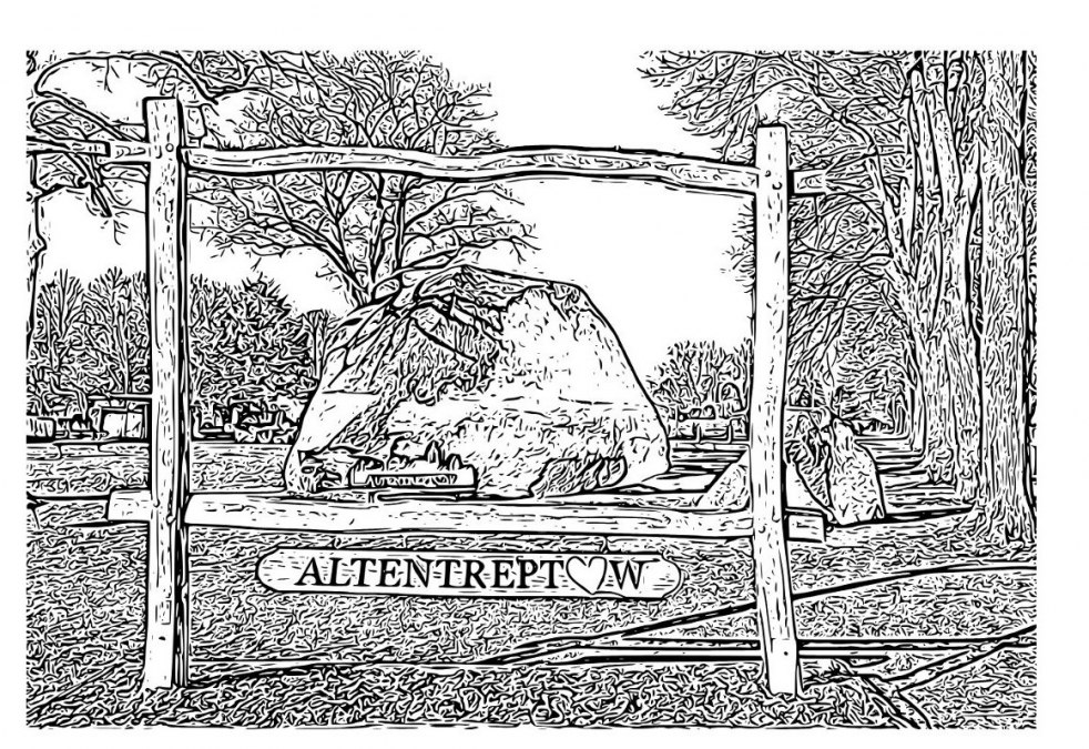 Grote steen op de kloosterheuvel, &copy; Sybille Waschk