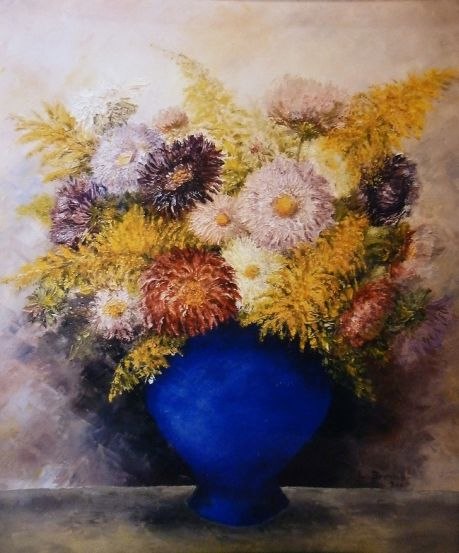 Bouquet of asters, © Lilian Bremer