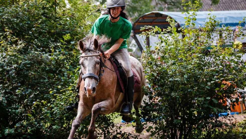 High on horseback and across the terrain - no problem at the Strameuß Riding and Driving Club, © Reit- und Fahrverein Strameuß