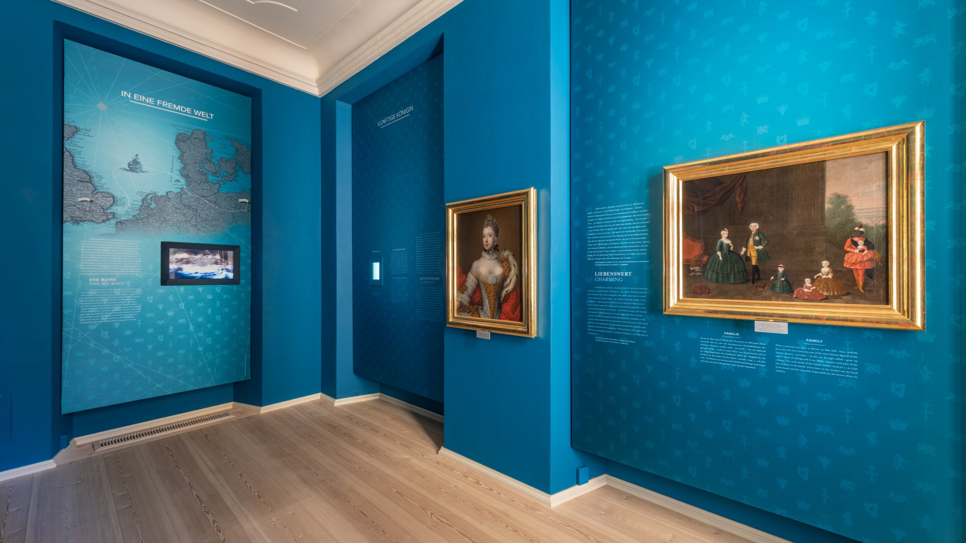 Sophie Charlotte en de moderne tentoonstelling, © TMV/Tiemann Sophie Charlotte en de moderne tentoonstelling, © TMV/Tiemann