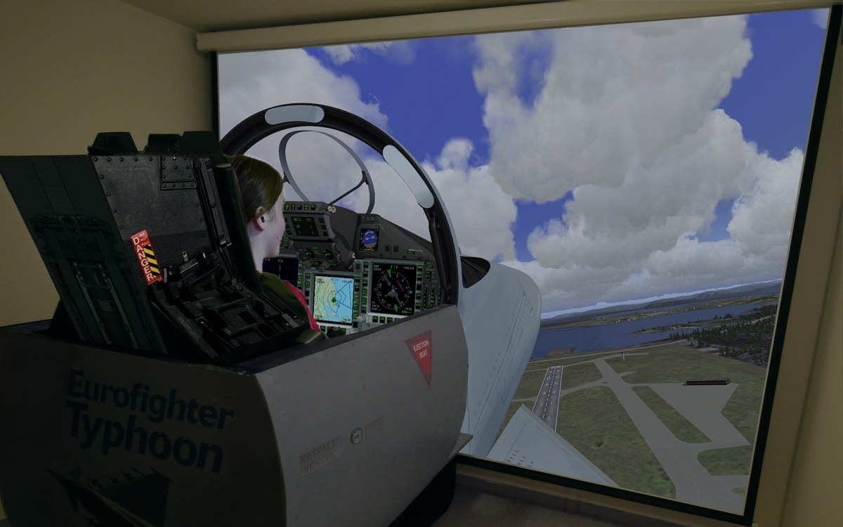 AFS-sim flight simulator // &copy; afs-sim.de