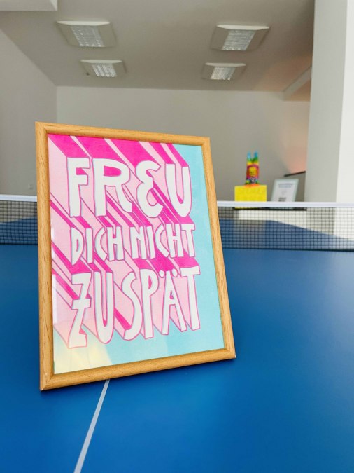 Motto in the Ping Pong Salon, © Katja Thiede