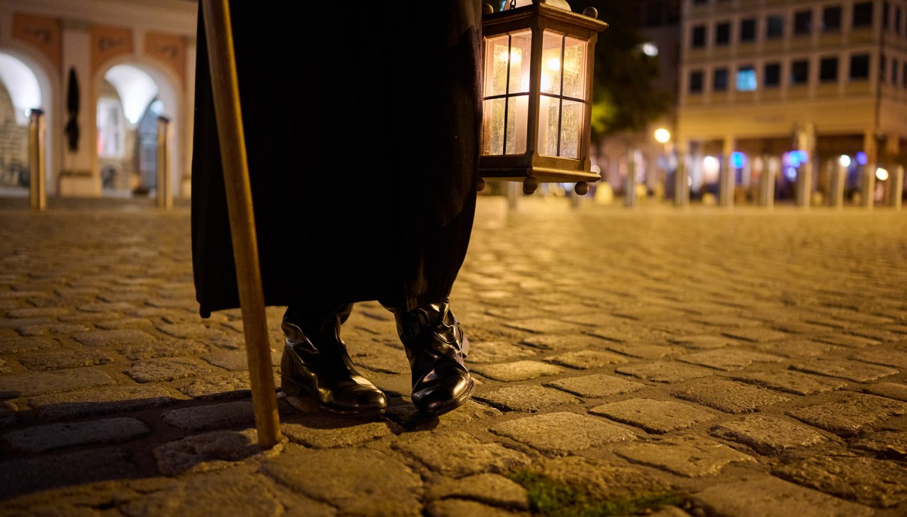 Nocny stróż w Rostocku, © TZRW/Beiker