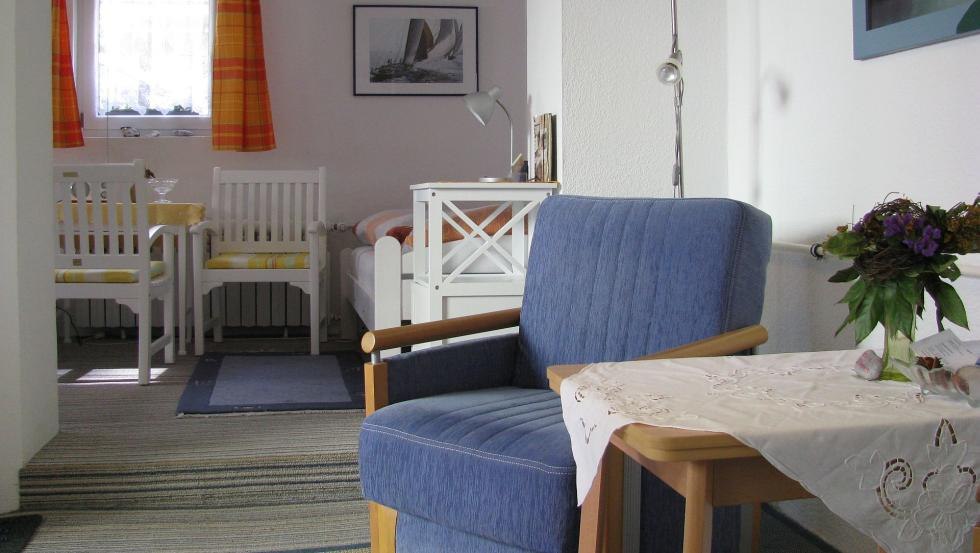 Apartment 1: living and sleeping area, © Fam. Franke-Haferland