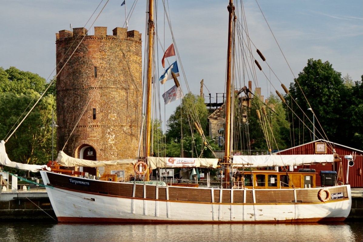 "Vorpommern" voor de vistoren in Greifswald // © GMG/GUdrun Krüger "Vorpommern" voor de vistoren in Greifswald // © GMG/GUdrun Krüger
