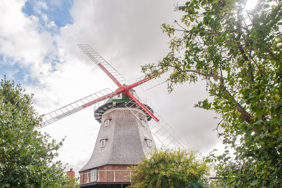 Molen omringd door bomen, &copy; Frank Burger