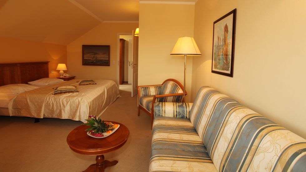 Widok na pok&oacute;j Strandhotel Deichgraf // &copy; Strandhotel Deichgraf