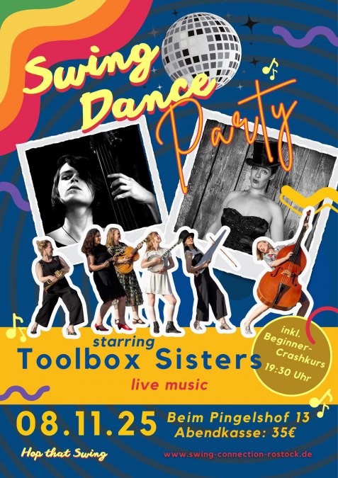 Toolbox Sisters z Berlina, © Swing Connection Rostock e. V. Toolbox Sisters z Berlina, © Swing Connection Rostock e. V.