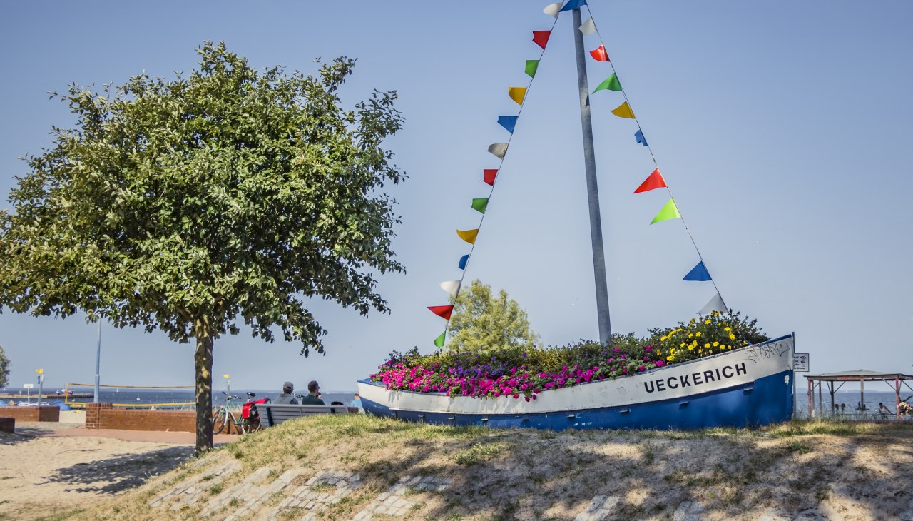 Zatoka Ueckerm&uuml;nde nad Zalewem Szczecińskim wita swoich gości., &copy; TVV/Philipp Schulz