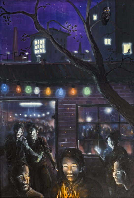 2021-22, &Ouml;l auf Leinwand, 280x190cm // &copy; Adrian Mudder