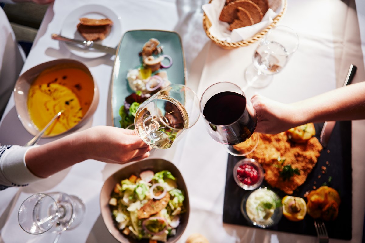 Eersteklas eten. // &copy; Christian Perl