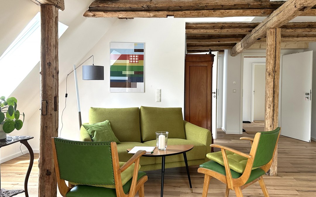 Apartment in the house: Horst 2_ green, upper floor, 60 sqm for up to 5 persons., © Silke Juchter