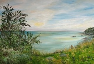 2023, &Ouml;l auf Leinwand 100x70 cm // &copy; Kathrin Thesenvitz