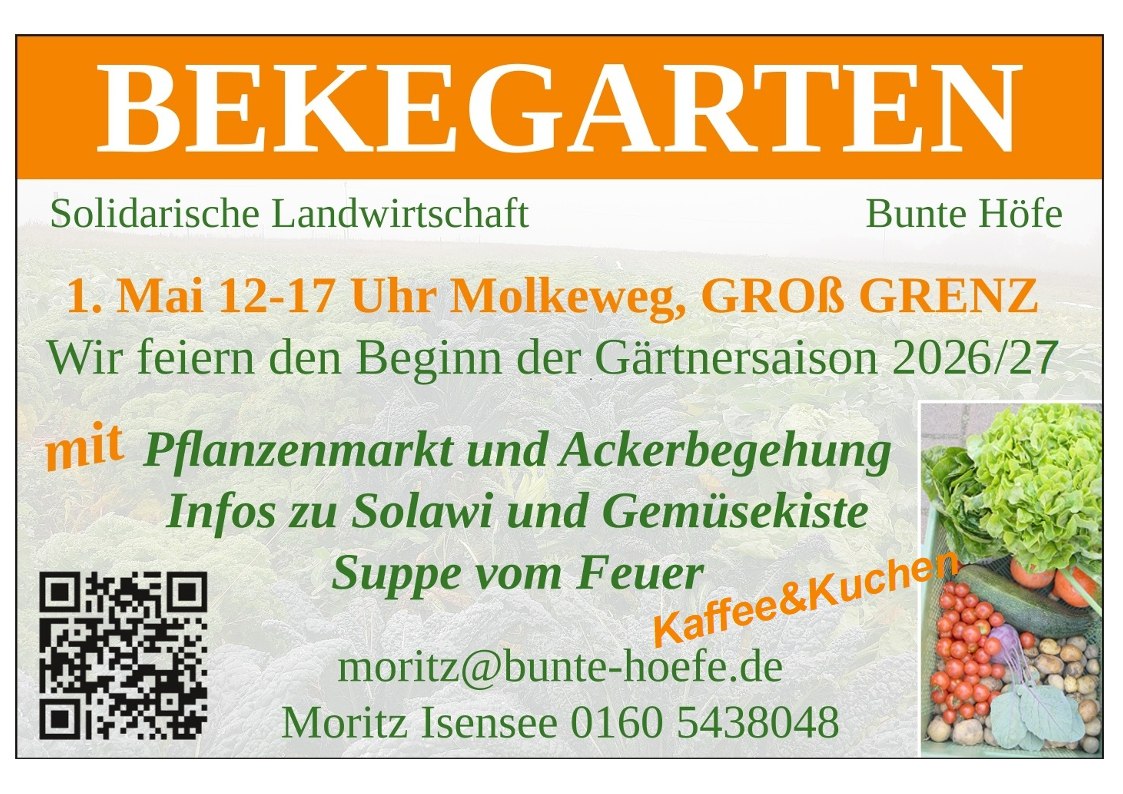 Otwarcie sezonu w Bekegarten. // &copy; Amtsreport Schwaan