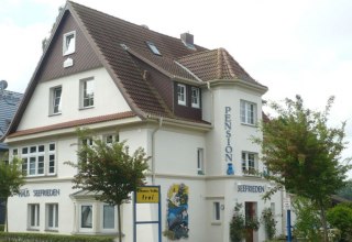 Au&szlig;enansicht Pension Haus Seefrieden // &copy; Pension Haus Seefrieden
