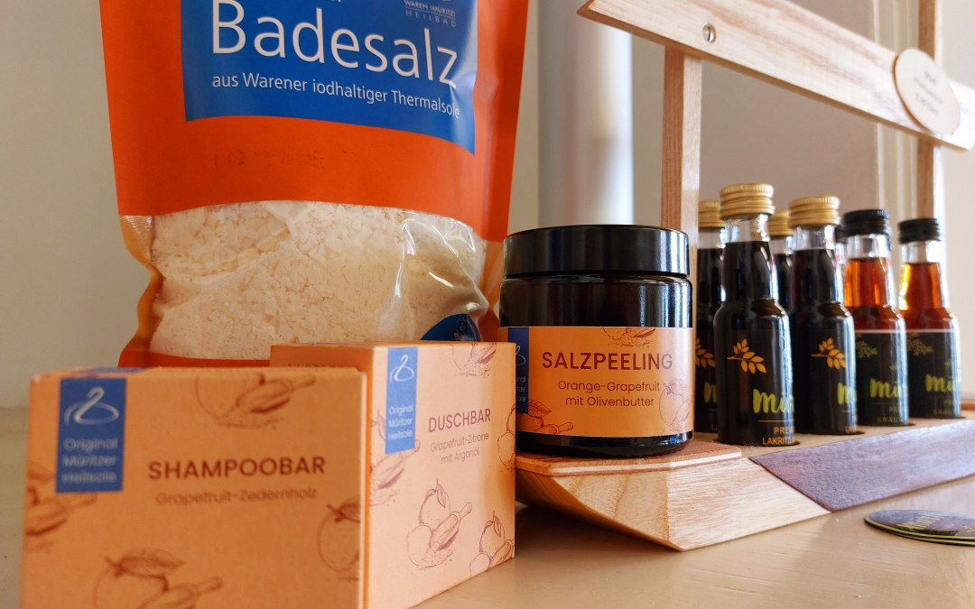 Produkty z solą do kąpieli, © Waren (Müritz)-Information