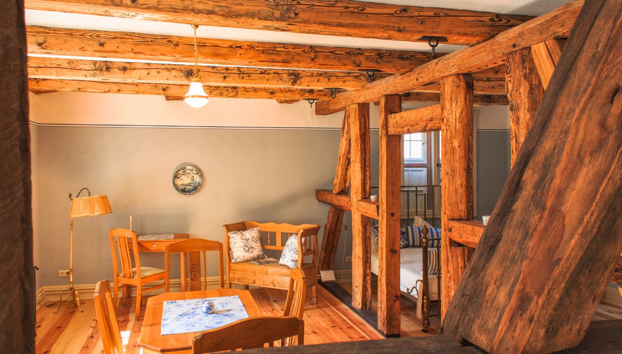 Living room of the Frisian apartment in Below manor house, © DOMUSImages