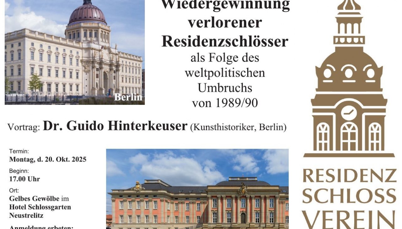 Plakat_Hinterkeuser, © Residenzschlossverein Neustrelitz e.V.