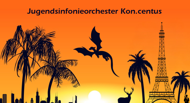 Poster of the 54th orchestra concert // &copy; Kon.centus