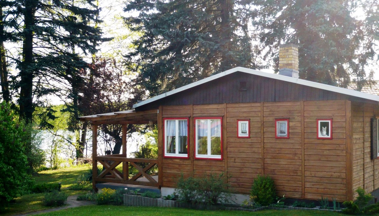 Widok na dom wakacyjny z podjazdu, © P. Kohlmann