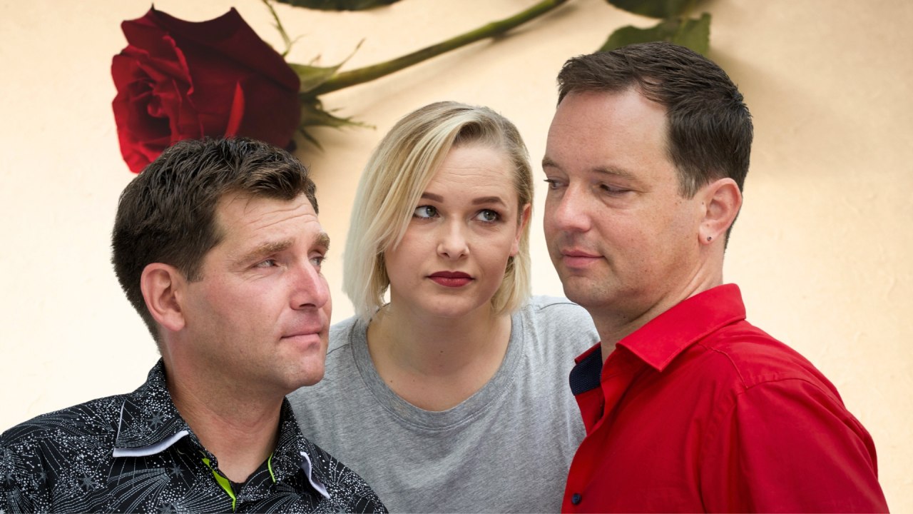 Manuel Ettelt, Jacqueline Batzlaff i Christian D. Trabert z Plau am See Castle Festival, &copy; Burgfestspiele Plau am See