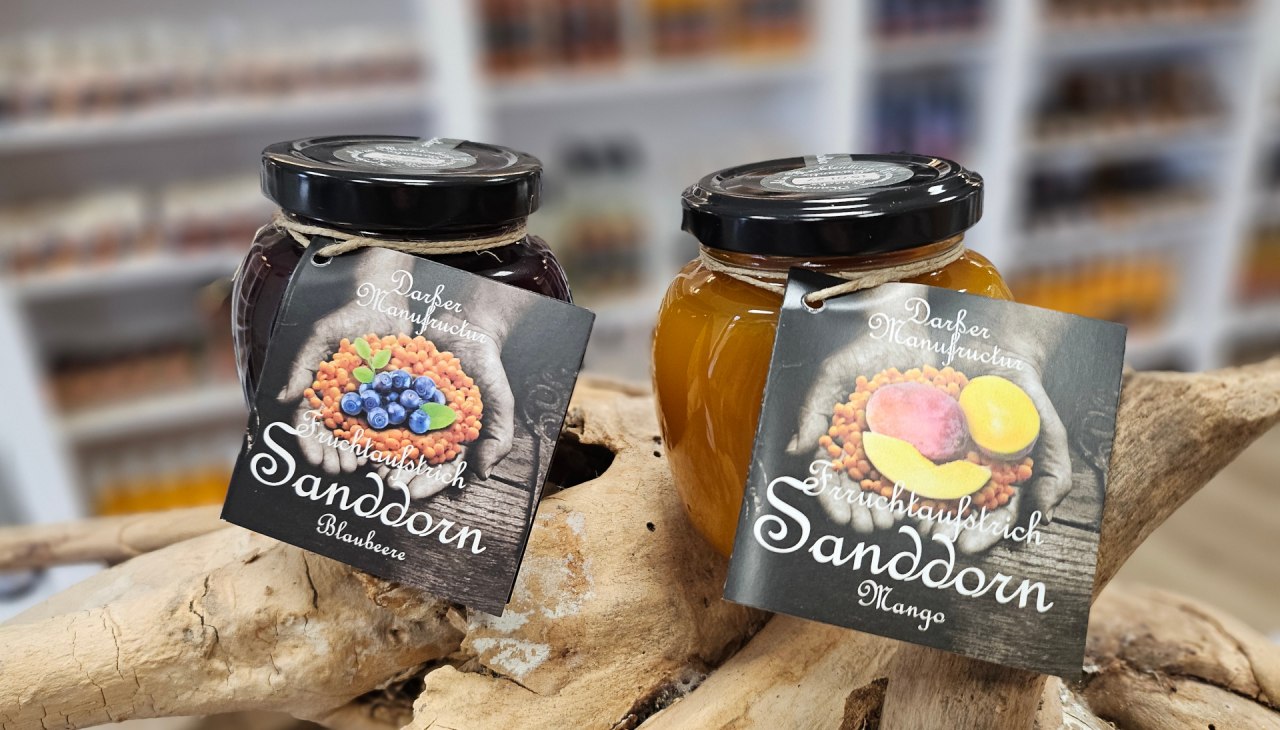 darsser-manufructur-sanddorn-in-gläsern, © Darßer Manufructur